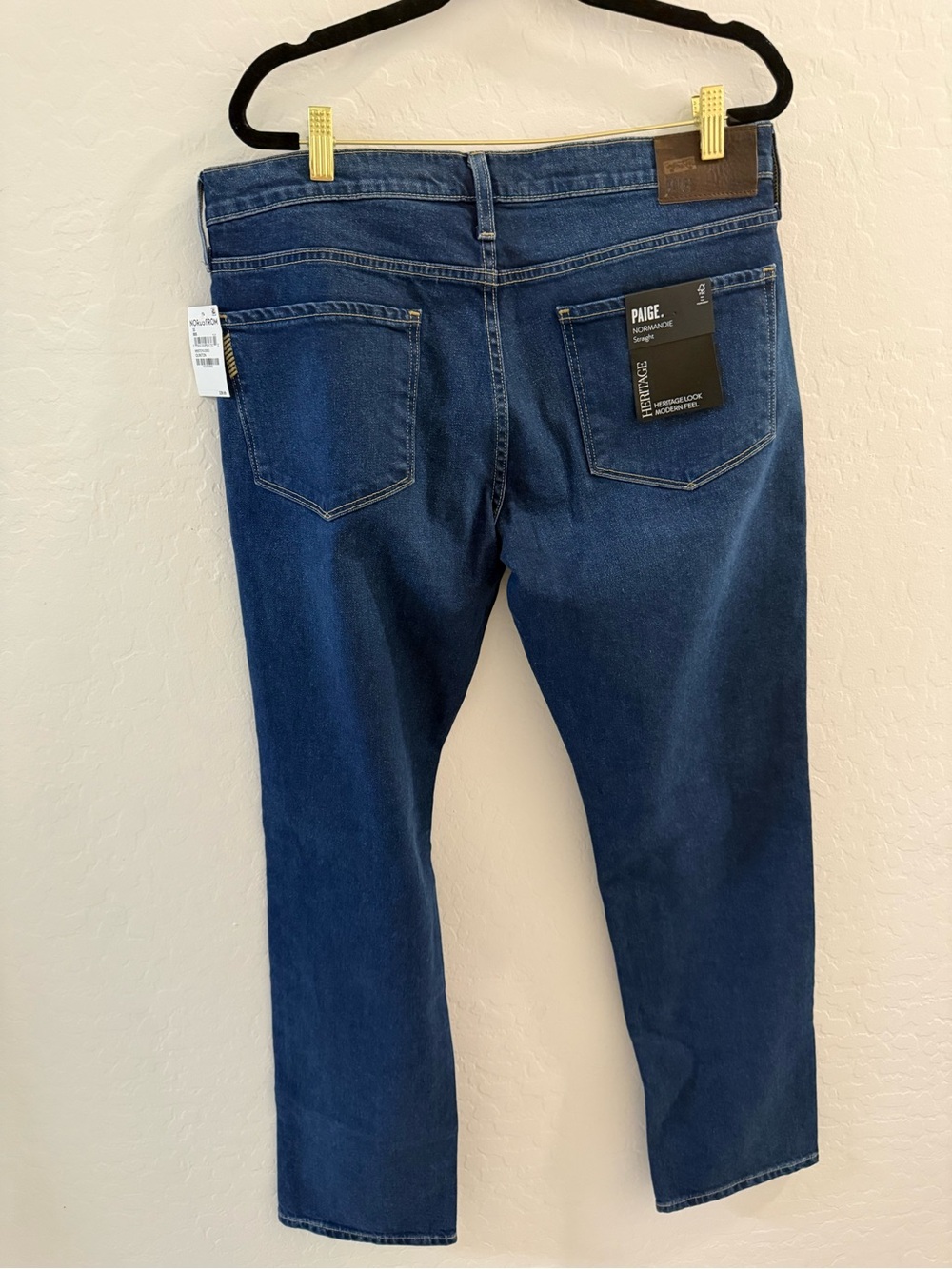 PAIGE NWT Men’s Heritage Normandie Jeans $228 Retail Sz 33